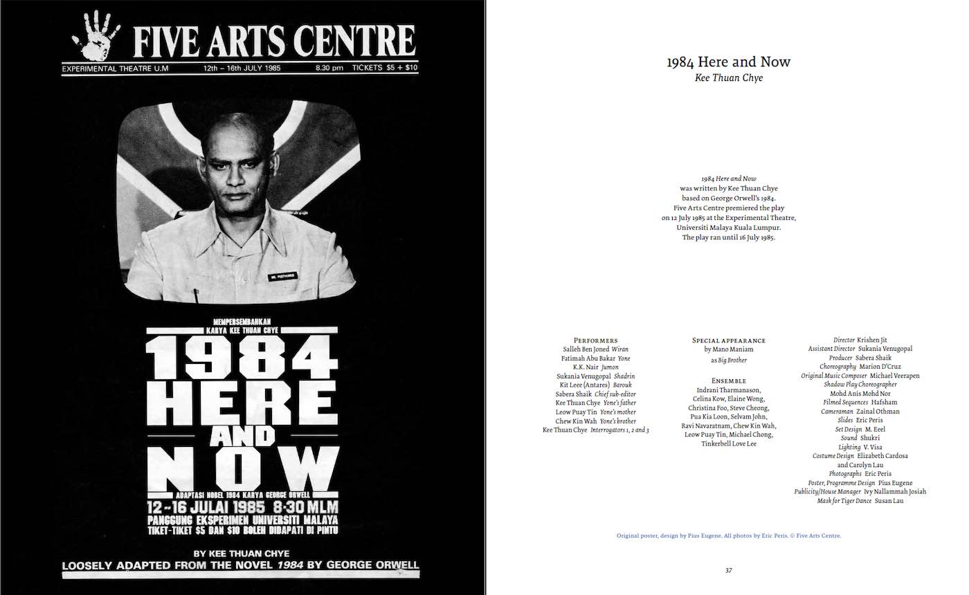 Staging History: Selected Plays from Five Arts Centre Malaysia 1984 – 2014